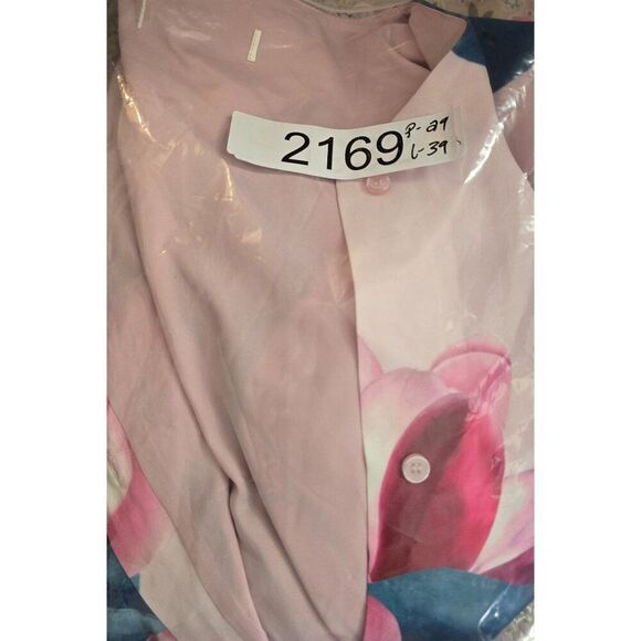 Floral Print A-Line Dress Belt & Button Down fairycore flower power elegant boho - Picture 4 of 4